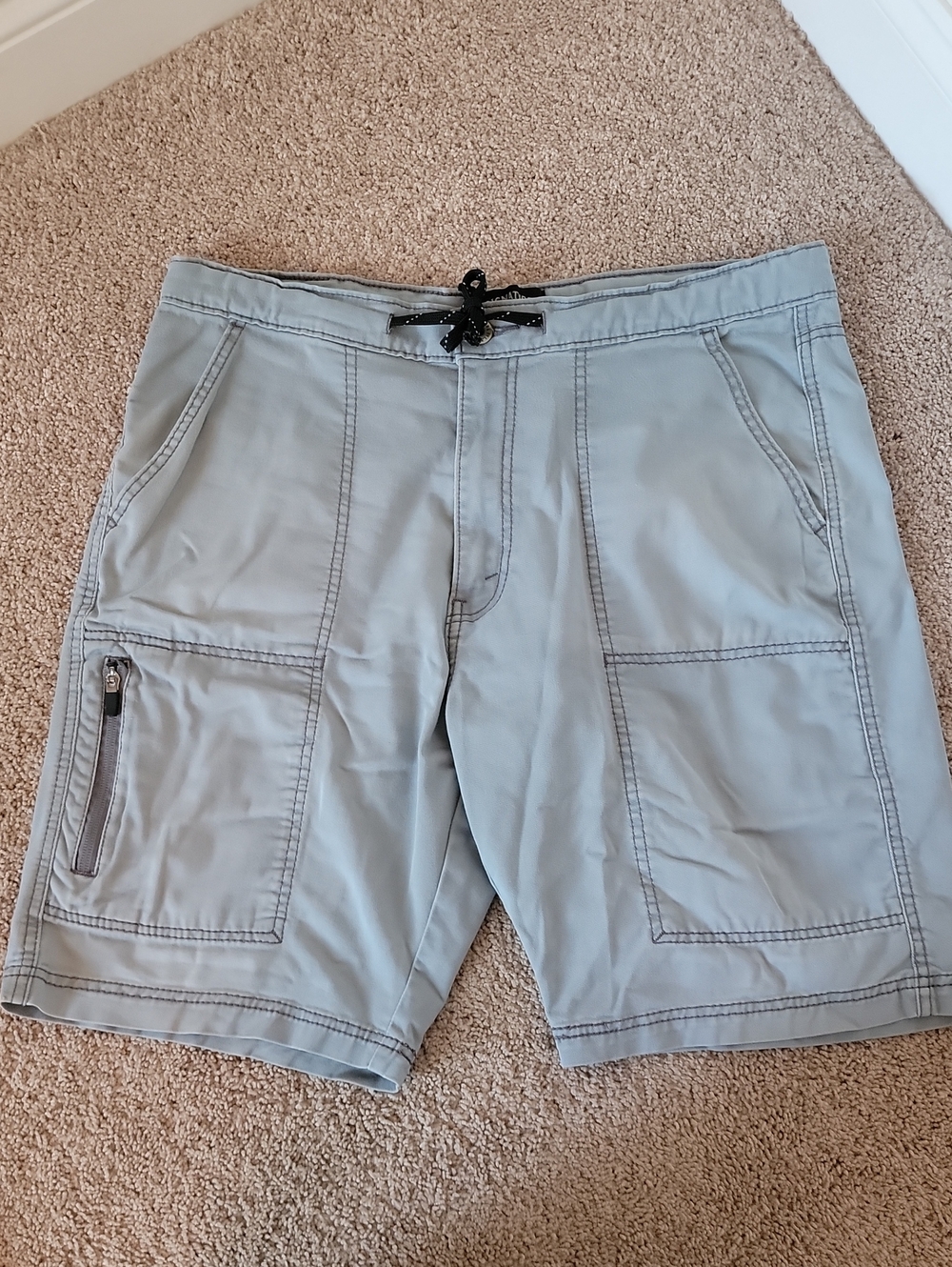 Signature by Levi Strauss Light Gray Casual Shorts